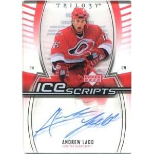  2006/07 Upper Deck Trilogy Ice Scripts #ISAL Andrew Ladd 