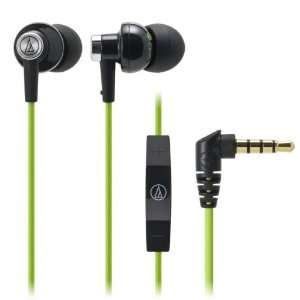   In Ear Headphones w/ Integrated Control  Black/Green Electronics