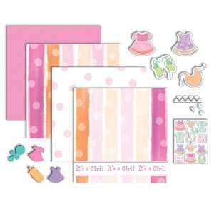  Baby girl Scrapbook Kit 1 pc Baby
