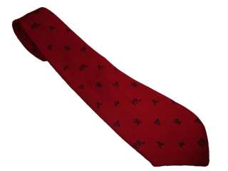 RRL Ralph Lauren Red Black Western Polo Wool Neck Tie  