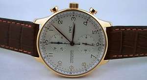 IWC Portuguese Automatic Chronograph 18kt Solid Rose Gold IW3714 80 