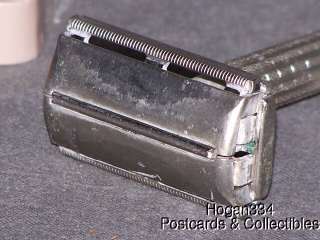 Vintage Super Speed Flare Tip Gillette TTO Safety Razor D 1 1958 with 