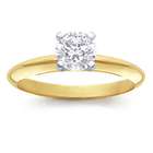   14k Yellow Gold Solitaire Engagement Ring (Size 6.5   Other Sizes