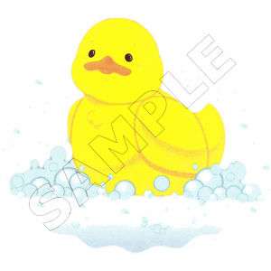 Rubber Duck Edible Cake Topper Decoration Image  