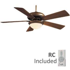  , Supra Oil Rubbed Bronze 52 Ceiling Fan with Light & Remote Control