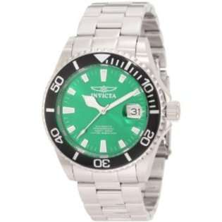 Invicta Mens 1000 Pro Diver Automatic Green Dial Stainless Steel 