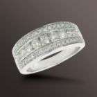 cttw Diamond Anniversary band in Sterling Silver