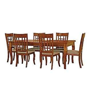 Levy 7 piece Antique Dining Set  Baxton Studio For the Home Dining 