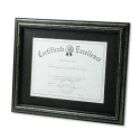 DAX Antique Brushed Charcoal Wood Document Frame