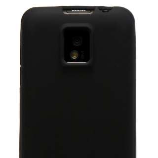 Black Soft Skin Case Gel Rubber for T Mobile LG G2x  