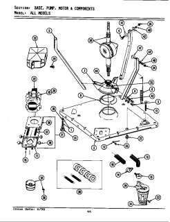 Maytag Maytag laundry Base, pump, motor & components Parts
