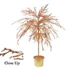   46 Copper Crystallized Glitter Potted Holiday Tree   Mirrors & Beads