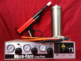 Nitro faze easy flow powder coating gun hopper unit  