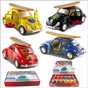  Set of 12 Cars 5 1967 VW Classic Beetle Flowers and 