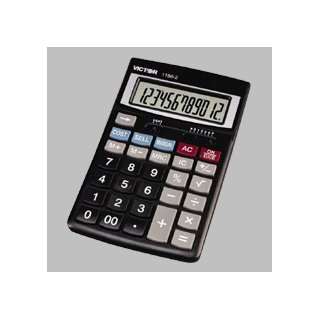 12 Digit Calculator, 2 color, Printer/Display, Black 