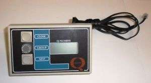 Qmatic Q MATIC NUMBER DIGITAL DISPLAY SELECTOR USED  