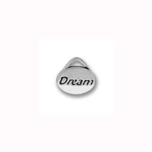  Charm Factory Pewter Dream Oval Charm Arts, Crafts 