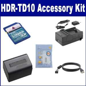  Sony HDR TD10 Camcorder Accessory Kit includes ZELCKSG 