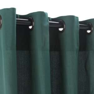  WeatherSmart Outdoor Curtain with Grommets   Green 