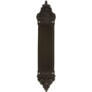  13 7/8 Blois Pattern Push Plate In Oil Rubbed Bronze 