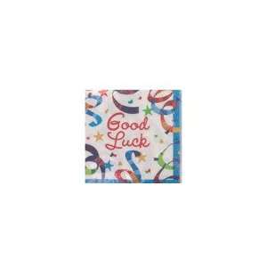  Good Luck party napkins, pack of 16 (Wholesale in a pack 