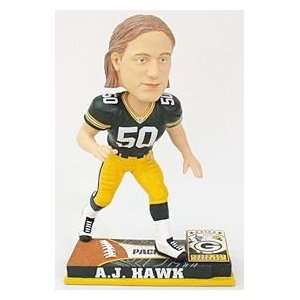  Green Bay Packers A.J. Hawk Forever Collectibles On Field 