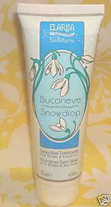 ELARIIA Bucaneve Snowdrop Hand Cream 4.2oz Sealed 125ml  