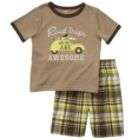 plaid shorts completes this easy summer set for toddler boys