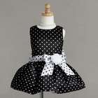 Holiday Editions Girls Polka Dot Trapeze Bubble Dress