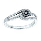 Sea of Diamonds 1/4 Carat Diamond 14k White Gold Promise Wedding Ring