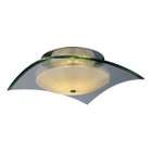 g9 120v xenon curva 2 light flush mount ceiling fixture