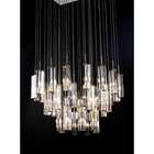   Lighting Corp. Diamante 36 Light Crafted Chandelier   Shade Square