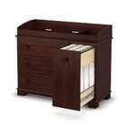   Furniture South Shore Precious Collection Changing Table, Royal Cherry