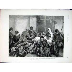   Families Migrating From Ibraila Waitin For Train 1877
