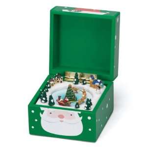  Mr. Christmas Pom Pom Music Box, Santa