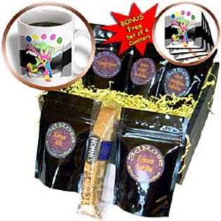 3dRose LLC Clown   Colorful Clown   Coffee Gift Baskets 