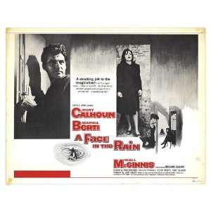  Face In The Rain Original Movie Poster, 28 x 22 (1964 