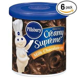 Pillsbury Frosting Ready To Spread Milk Chocolate, 16 Ounce Containers 