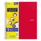   Rule, 3 hole punch, Poly Cover, 5 Subject 100 Sheets Five Star 06206