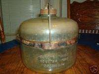Antique Glass Kerosene Jar (Tank) Patented 1919 & 1920  