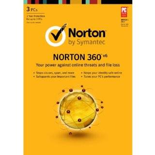 Norton 360 6.0 EN   1 User/ 3PC ~ Symantec (91)