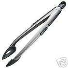 10 inch Metal Tongs Stainless Steel french cooking cook  
