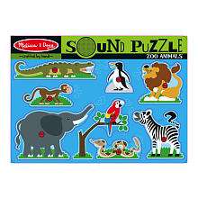 Melissa & Doug Sound Puzzle   Zoo Animals   Melissa & Doug   Toys R 