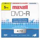 Quality Maxell Maxell 638002   DVD R Discs, 4.7GB, 16x, w/Jewel Cases 