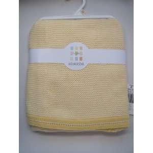  Absorba Yellow Baby Blanket, Sweater Knit Style Baby
