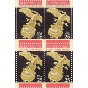  U.S. Senate Bicentennial Set of 4 x 25 Cent US Postage Stamps 