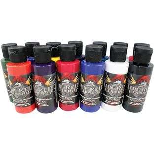 Wicked Colors Airbrush Paint Dru Blair 18 Color Set 