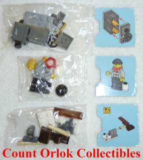 LEGO CITY 2011 ADVENT = ROBBER w/BANK VAULT Minifigure Minifig 7553 