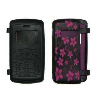 for LG enV 3 Case Cover Silicone Skin Hot Pink Hawaii Flowers 