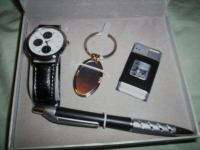 Mens 4 Pc. $40 Gift Set   Watch, Lighter, Pen, Key Fob  